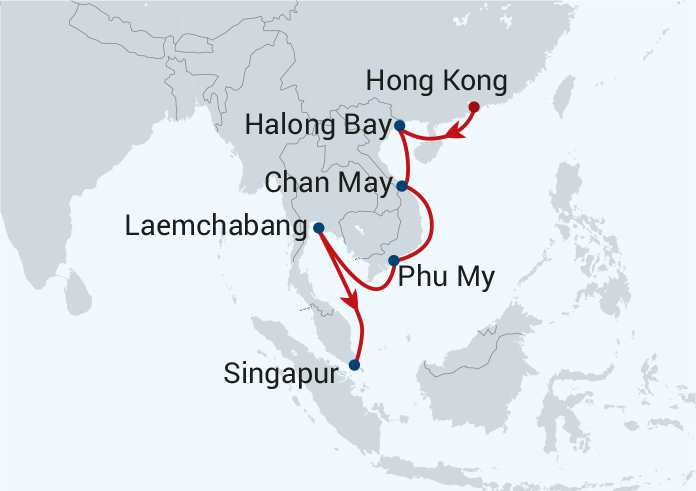 Das Südchinesische Meer mit Celebrity Cruises