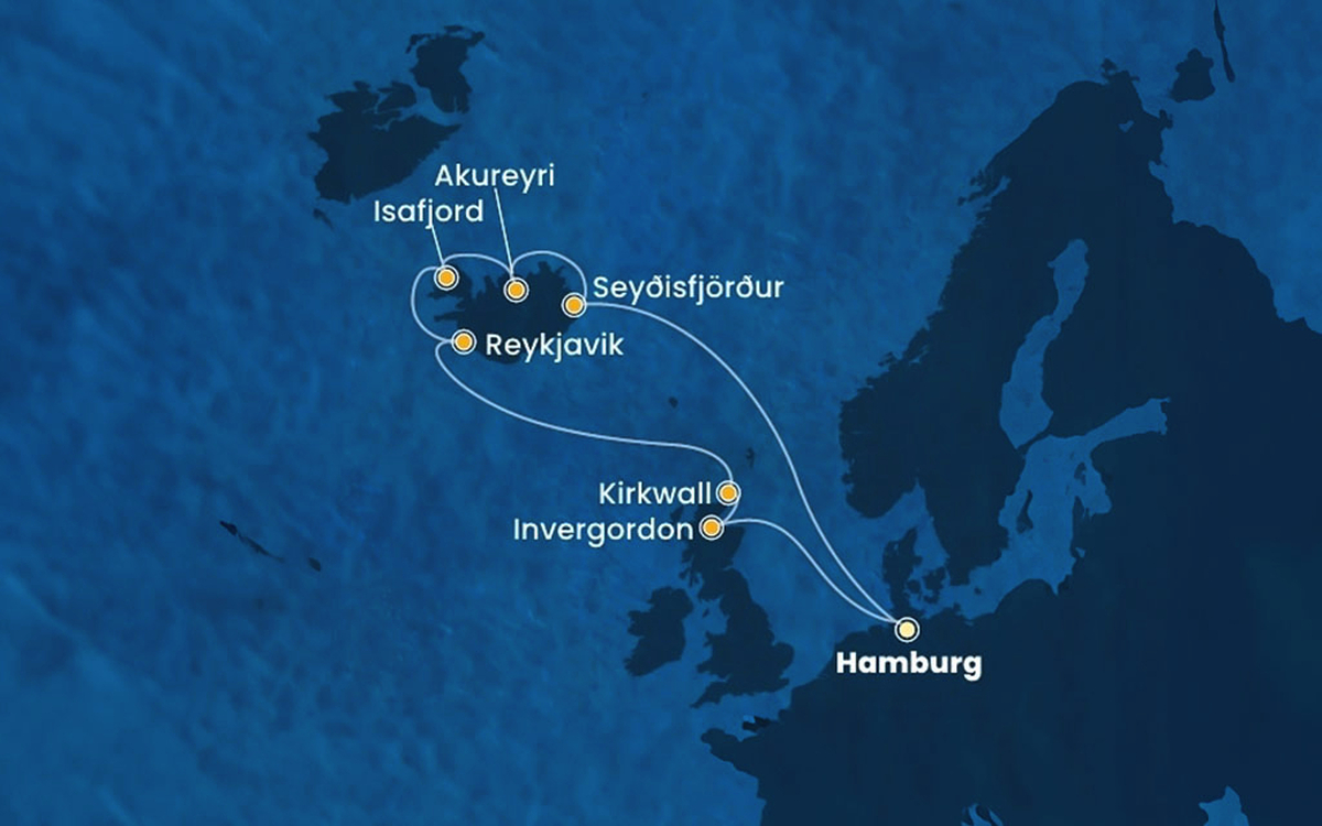 Kreuzfahrt Island 2026